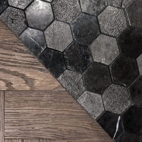 Dřevěné parkety Villa Paola Herringbone 90 ve vzoru stromeček