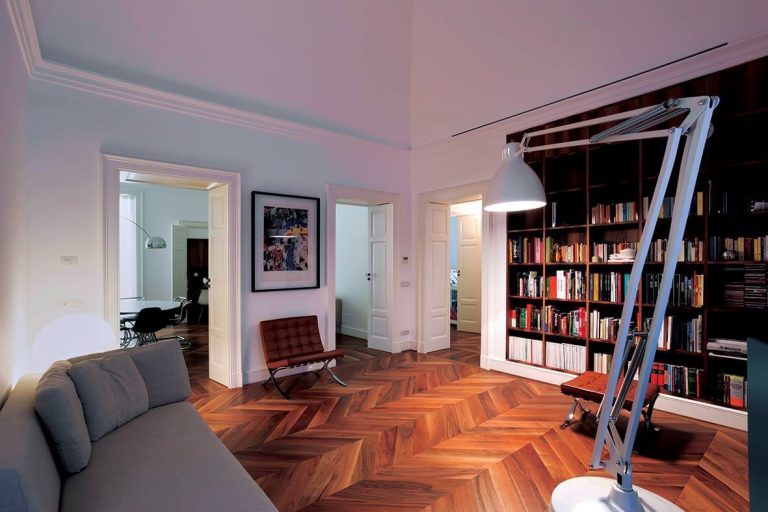 Dřevěné parkety Chevron od Bassano Parquet