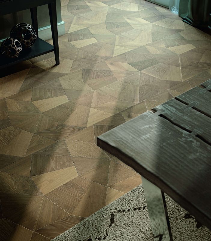 Valen&Masar | Dřevěné parkety Frammenti od Foglie d'Oro v barvě Ca’ Corner