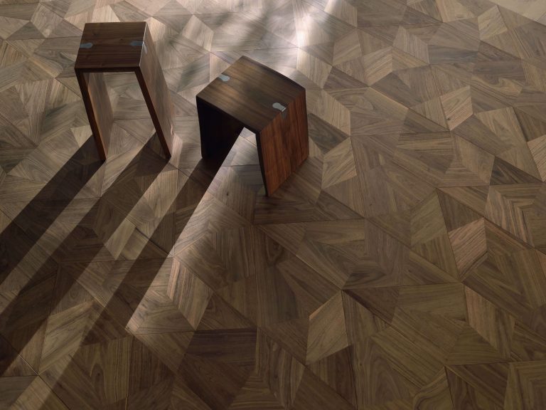 Valen&Masar | Wooden floor Frammenti by Foglie d'Oro in the colour Ca' Savio