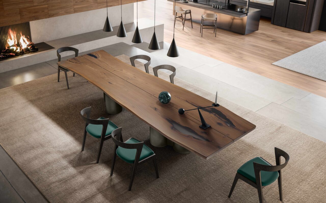 Masivní dřevěný stůl Vero