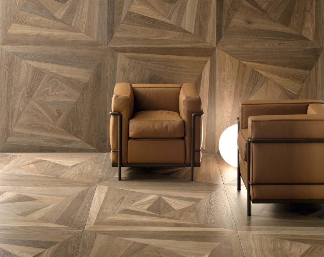 Valen&Masar | Parquet wooden floor Intrecci by Foglie d'Oro in the colour Ca' Corner